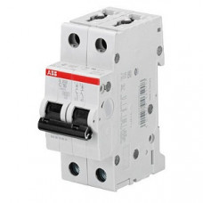 Автоматический выключатель ABB S202 С16А 2П 6000A