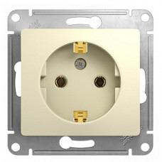 Розетка 2К+3 бежевая Schneider Electric Glossa GSL000243