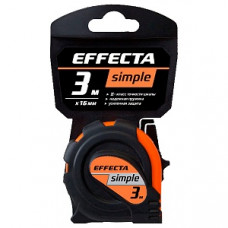 Рулетка Effecta Simple 3м