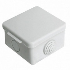 Распаячная коробка ОП 65х65х50мм, крышка, IP54, 4вх. TDM SQ1401-0111