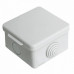 Распаячная коробка ОП 65х65х50мм, крышка, IP54, 4вх. TDM SQ1401-0111