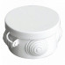 Распаячная коробка ОП D65х40мм, крышка, IP54, 4вх. TDM SQ1401-0101