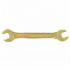 Ключ рожковый, 10 х 11 мм, желтый цинк, 