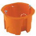 Установочная коробка СП D65х45мм, саморезы, оранжевая, IP20, TDM SQ1402-1126