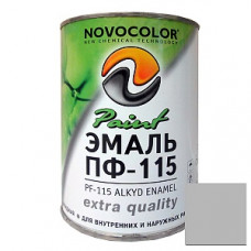 Эмаль светло-серая 0,9 кг. ПФ-115 