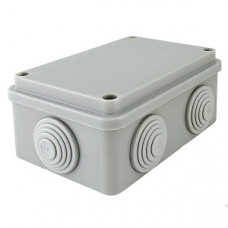 Распаячная коробка ОП 120х80х50мм, крышка, IP55, 6 вх. TDM SQ1401-0105
