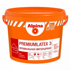 Краска интерьерная ALPINA EXPERT PREMIUMLATEX 3, матовая, База 1, 10л / 23232