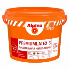 Краска интерьерная ALPINA EXPERT PREMIUMLATEX 3, матовая, База 3, 9,4л / 23234