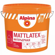 Краска интерьерная для стен и потолков ALPINA EXPERT MATTLATEX, База 1, 10л / 20985