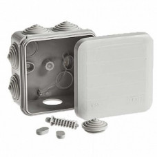 Коробка ОП Тусо распаячная 85х85х50мм IP54 7 вводов Рувинил 67041