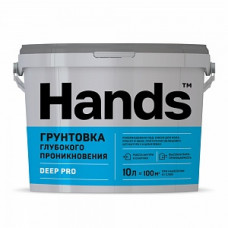 Грунтовка глубокого проникновения Hands DEEP PRO, 10 л