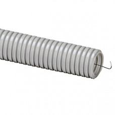 Труба гофрированная ПВХ GOFR-20-20-PVC ЭРА серая, с зондом 20м