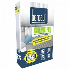 Клей для плитки усиленный Bergauf Keramik Pro С 1, 25 кг