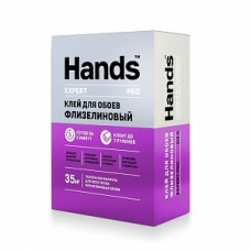 Клей специальный для всех типов флизелиновых обоев Hands Expert PRO 210г