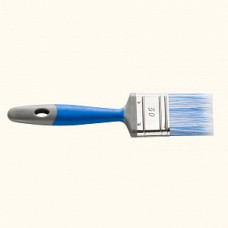 Кисть плоская, серия*90*, щетина из полиэстера, ручка 2K, размер 35мм, синяя, HARDY /0204-904435