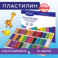 Пластилин классический BRAUBERG 