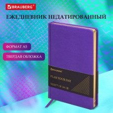 Ежедневник недатированный А5 138х213 мм BRAUBERG 