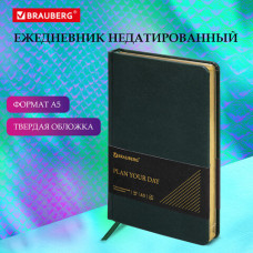 Ежедневник недатированный А5 138х213 мм BRAUBERG 