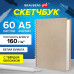 Скетчбук, белая бумага 160г плотная, 15х21 см 60 листов, гребень твердая обложка KRAFT BRAUBERG ART CLASSIC, 116365