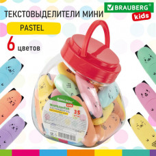 Текстовыделитель мини BRAUBERG KIDS 