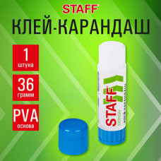 Клей-карандаш STAFF 