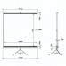 Экран проекционный на треноге (200х200 см), матовый, 1:1, BRAUBERG 