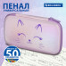 Пенал BRAUBERG SHINY, 1 отделение, 1 откидная планка, EVA, 22х13х4 см, 