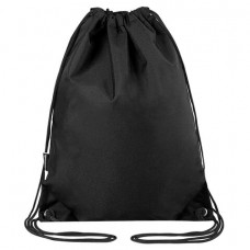 Мешок для обуви BRAUBERG плотный, карман на молнии, подкладка, 43х33 см, Total Black, 272427