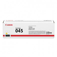 Картридж лазерный CANON (045Y) MF635/633/631/LBP 611/613, желтый, ресурс 1300 стр., оригинальный, 1239C002