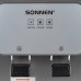 Кулер для воды SONNEN TSE-02GP, настольный, НАГРЕВ/ОХЛАЖДЕНИЕ ЭЛЕКТРОННОЕ, 2 крана, серебристый, 455745
