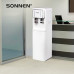 Кулер для воды SONNEN FSE-02BW, напольный, нагрев/охлаждение, НИЖНЯЯ ЗАГРУЗКА, 2 крана, белый, 456170