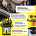 Пылесос хозяйственный KARCHER WD 3 PS, мусоросборник 17 л, мощность 1000 Вт, желтый, 1.628-190.0