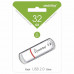 Флеш-диск 32 GB, SMARTBUY Crown, USB 2.0, белый, SB32GBCRW-W