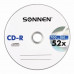 Диски CD-R SONNEN 700 Mb 52x Bulk (термоусадка без шпиля), КОМПЛЕКТ 50 шт., 512571