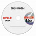 Диски DVD-R SONNEN 4,7 Gb 16x Bulk (термоусадка без шпиля), КОМПЛЕКТ 50 шт., 512574