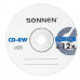 Диски CD-RW SONNEN 700 Mb 4-12x Bulk (термоусадка без шпиля), КОМПЛЕКТ 50 шт., 512578