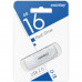 Флеш-диск 16 GB SMARTBUY Scout USB 2.0, белый, SB016GB2SCW