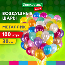 Шары воздушные 30 см, 100 штук, 