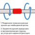 Швабра для окон на телескопической ручке, длина 75-120 см, (губка, стяжка, ручка телескопическая), ОКН 115