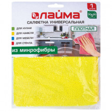 Салфетка из МИКРОФИБРЫ универсальная 30х30 см, ассорти, 280 г/м2, LAIMA, 601244