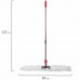 Швабра-рамка 80 см, телескопический черенок из нержавеющей стали 125 см, МОП хлопок, LAIMA, 603604