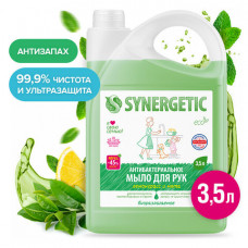 Мыло жидкое антибактериальное 3,5 л SYNERGETIC 