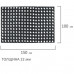 Коврик входной резиновый грязесборный ячеистый, 100х150 см, толщина 22 мм, LAIMA EXPERT, 607815