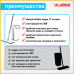 Комплект для уборки: швабра, ведро 11 л/9 л двухкамерное с отжимом, насадка МОП (кармашки с двух сторон) PRO CLEAN, LAIMA, 607979