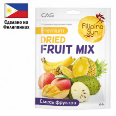 Фруктовый микс сушеный FILIPINO SUN, ананас, банан, манго, сметанное яблоко, 130 г, ФИЛИППИНЫ, 4809012889230