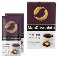 Горячий шоколад MACCHOCOLATE растворимый с ароматом миндаля, пакетик 20 г, 64385