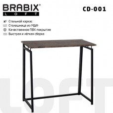 Стол на металлокаркасе BRABIX 