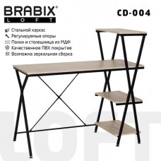 Стол на металлокаркасе BRABIX 