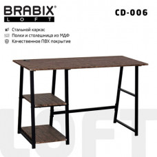 Стол на металлокаркасе BRABIX 