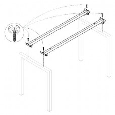 Траверса стола на металлокаркасе 